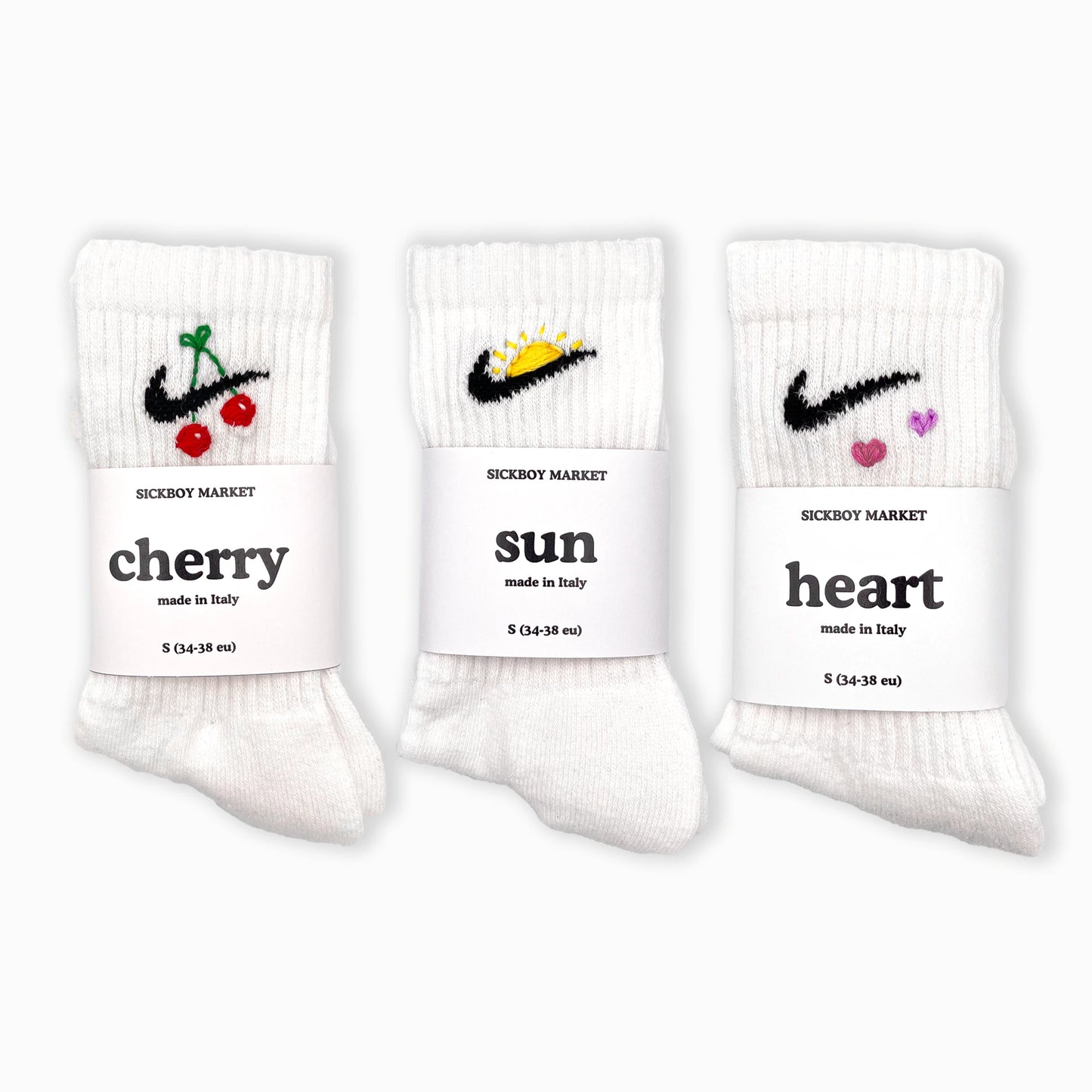 SICKBOY MARKET 'Love Pack' - Chaussettes Nike Tie Dye fabriquées en Italie