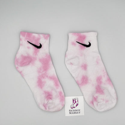 Rosa - Calzini Nike Tie Dye Caviglia - SICKBOY MARKET