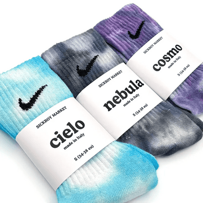 Space Pack - Set 3 Calzini Nike Tie Dye - SICKBOY MARKET