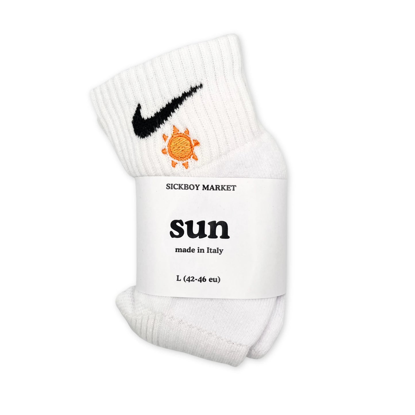 Sun - Calzini Nike Ricamati Caviglia