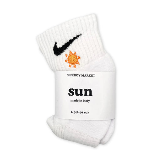 Sun - Calzini Nike Ricamati Caviglia