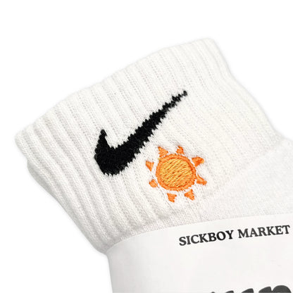 Sun - Calzini Nike Ricamati Caviglia