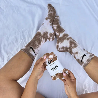 Terra - Calzini Nike Tie Dye Polpaccio - SICKBOY MARKET