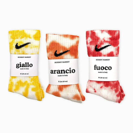 Warm Pack - Set 3 Calzini Nike Tie Dye - SICKBOY MARKET