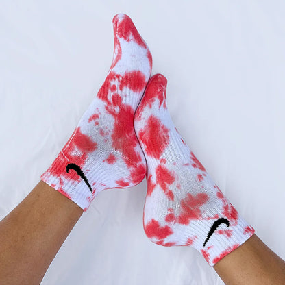 Fuoco - Calzini Nike Tie Dye Caviglia