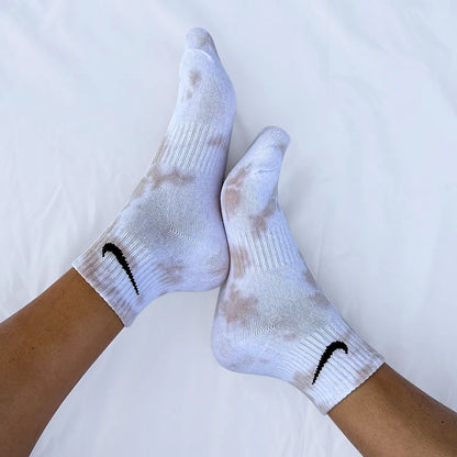 Mocha - Calzini Nike Tie Dye Caviglia