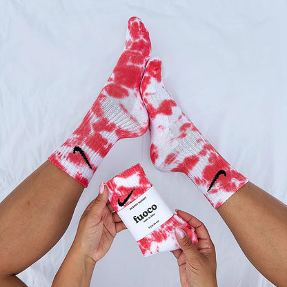 Fuoco - Calzini Nike Tie Dye Polpaccio