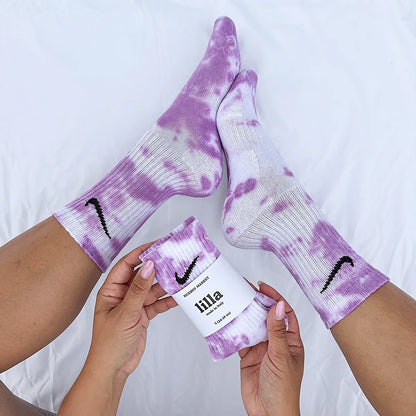Lilla - Calzini Nike Tie Dye Polpaccio