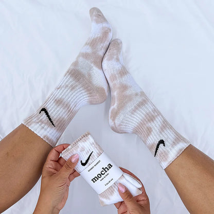 Mocha - Calzini Nike Tie Dye Polpaccio