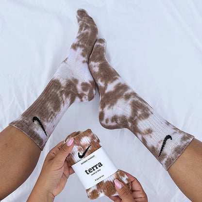 Terra - Calzini Nike Tie Dye Polpaccio